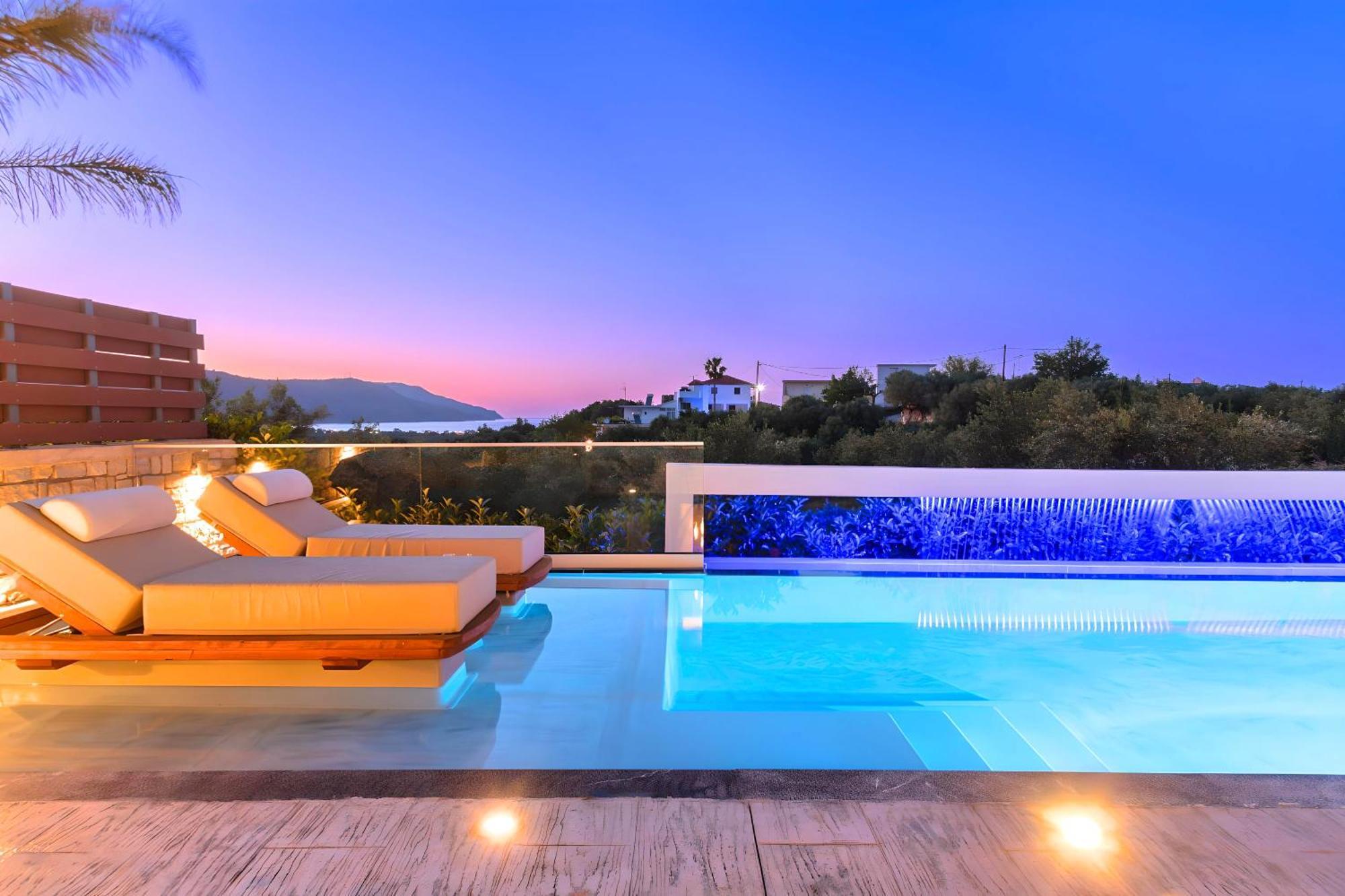 Minoas Villas Heated Pool Kournás Eksteriør bilde