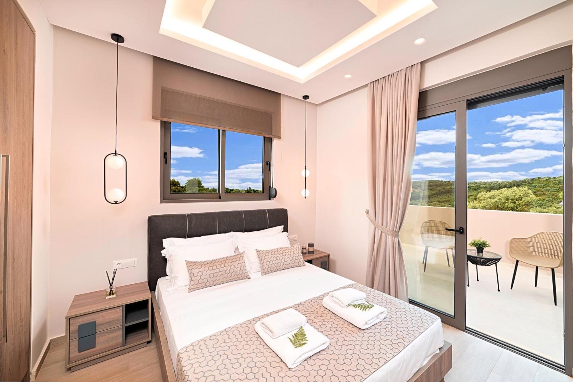 Minoas Villas Heated Pool Kournás Eksteriør bilde