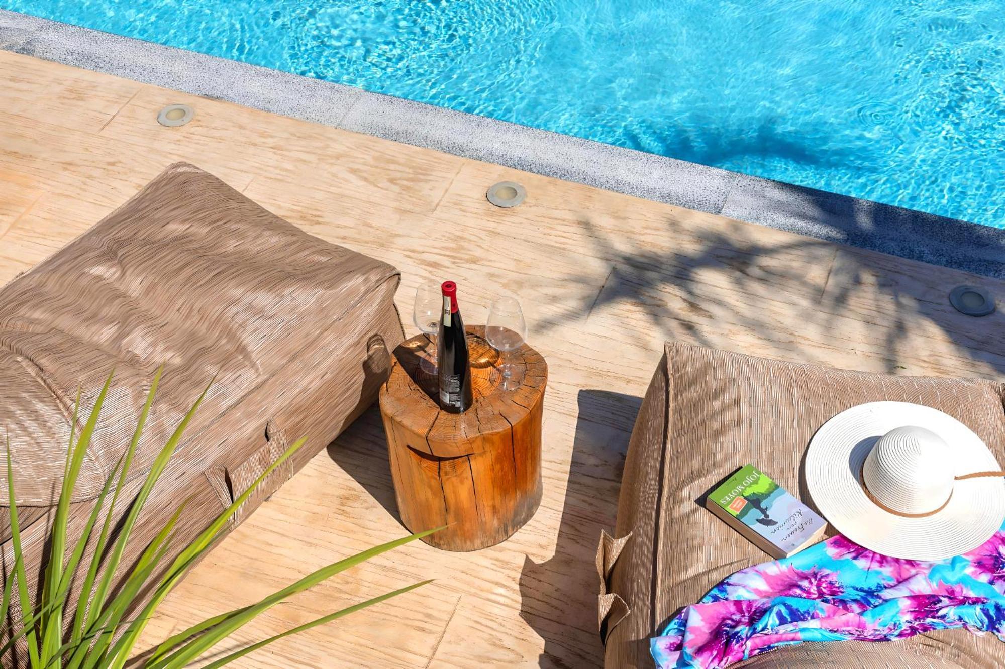 Minoas Villas Heated Pool Kournás Eksteriør bilde