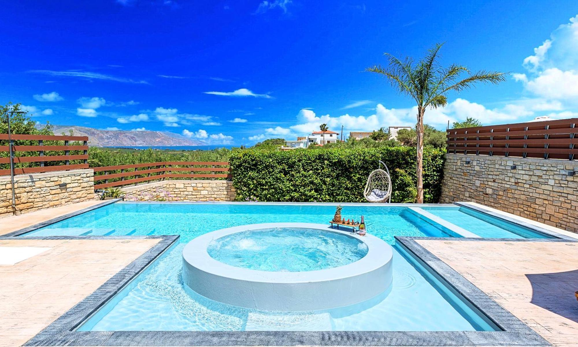 Minoas Villas Heated Pool Kournás Eksteriør bilde